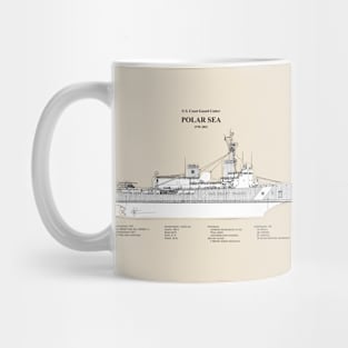 Polar Sea wagb-11 United States Coast Guard Cutter - SBDpng Mug